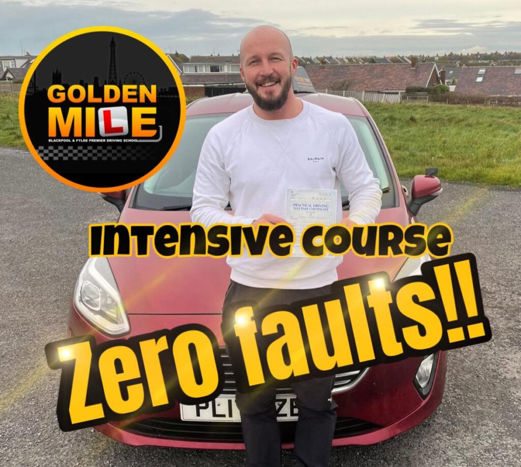 intensive driving crash course blackpool result