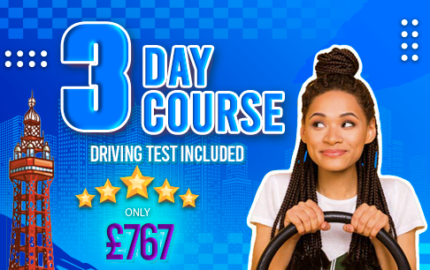 3 day intensive driving course blackpool