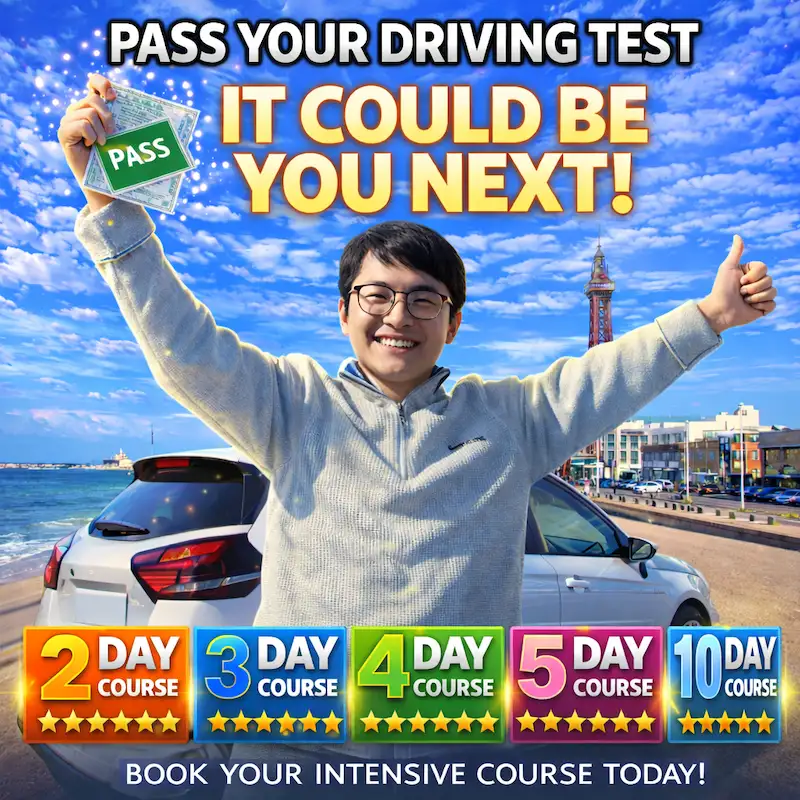 intensive driving courses blackpool fast pass