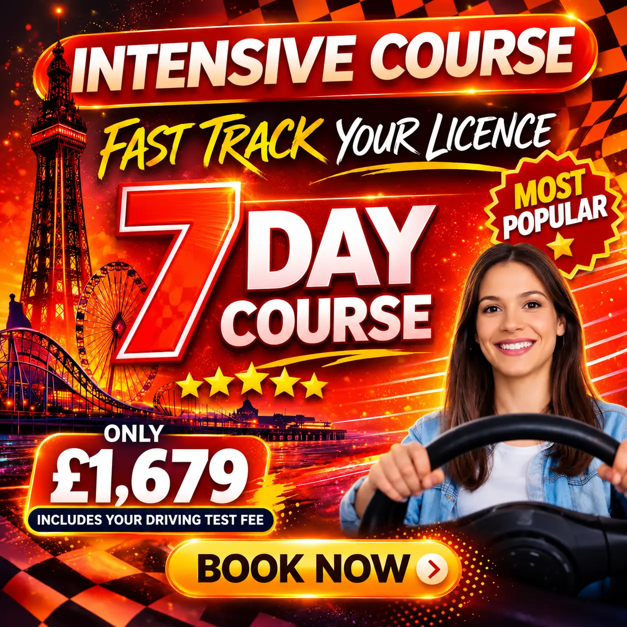 7 day intensive driving course