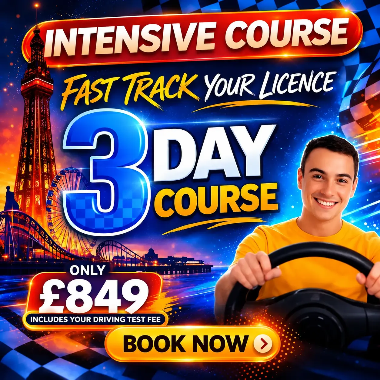 3 day intensive driving course